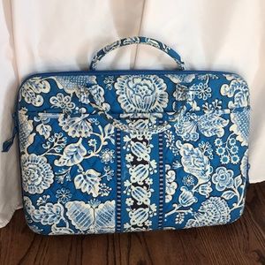 Vera Bradley laptop bag in blue